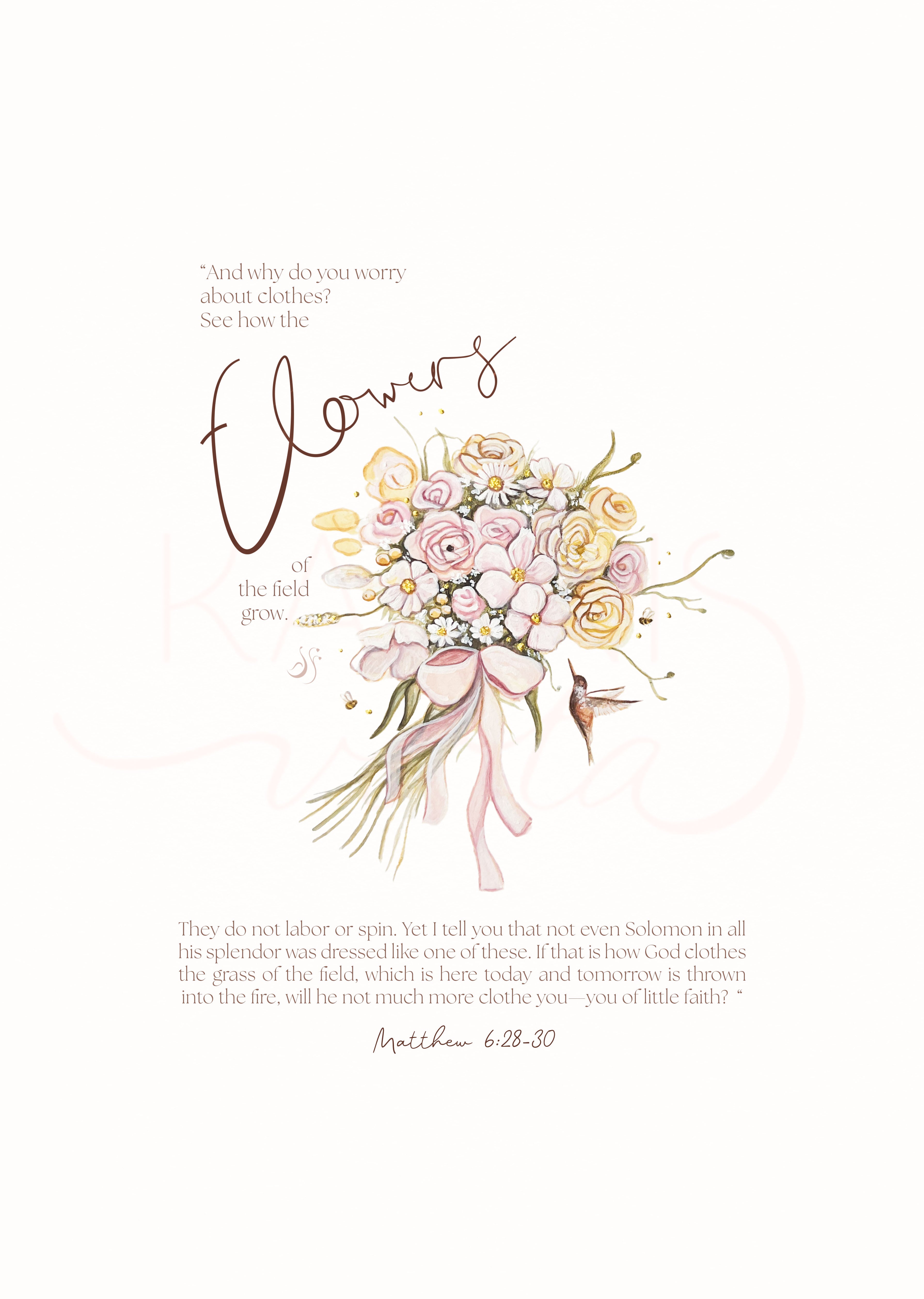 Flowers - taidejuliste